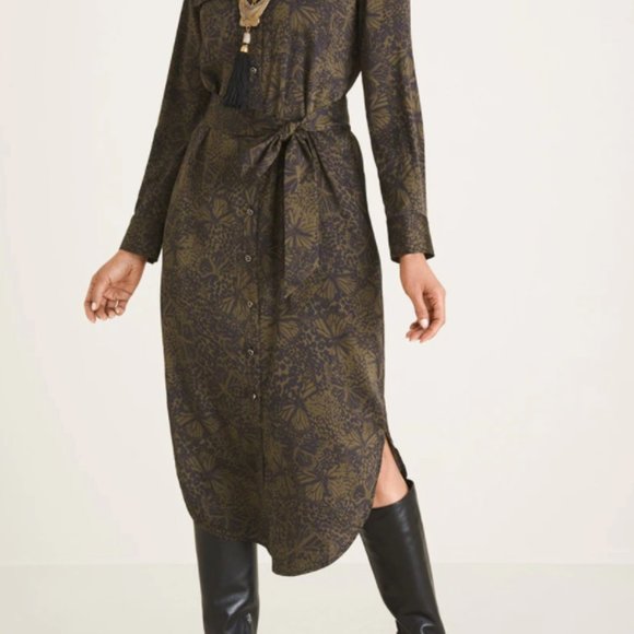 NWT UTILITY SHIRTDRESS - Picture 6 of 9